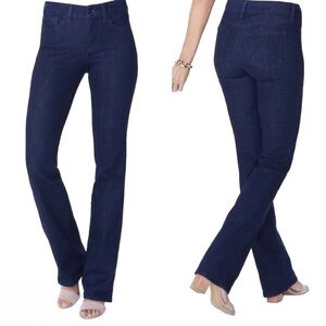 NYDJ Dark Wash Women’s  4 Sheri Slim Lift Tuck Technology Straight Leg Jeans NWT
